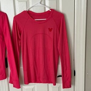 Lululemon Athletica Red Long Sleeve Tee